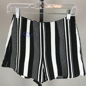 Show Me Your Mumu Sawyer Striped‎ Black Shorts S